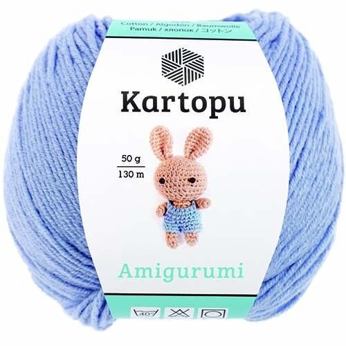 0544 -голубой Амигуруми пряжа.Картопу.